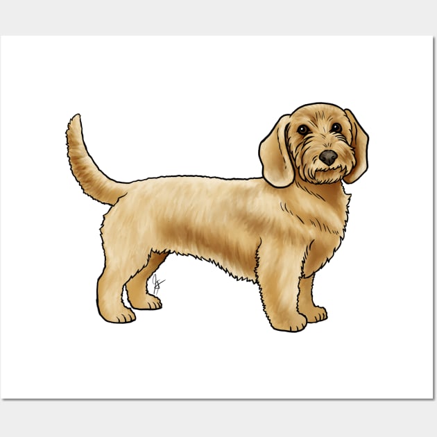 Dog - Basset Fauve de Bretagne - Fawn Wall Art by Jen's Dogs Custom Gifts and Designs